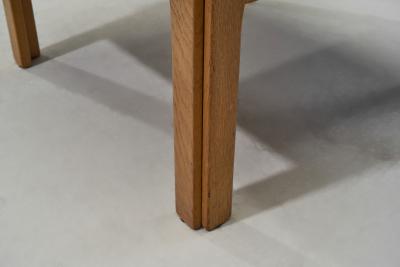 Illum Wikkelso Pair of Plexus Oak and Cane Easy Chairs by Illum Wikkels Denmark circa 1970s