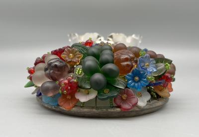 Illuminated fruit basket Paris France circa 1970