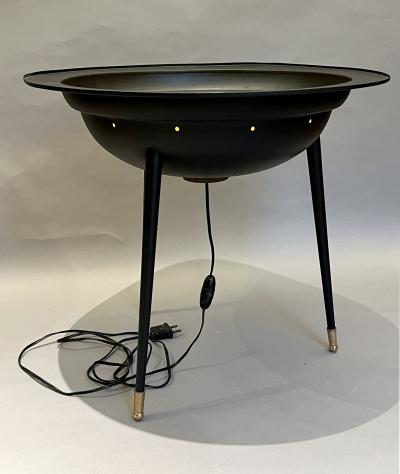 Illuminated pedestal table attributed to Jean Simon Labret circa 1950 1960