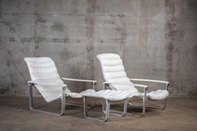 Ilmari Lappalainen ILMARI LAPPALAINEN PULKKA CHAIRS AND OTTOMAN