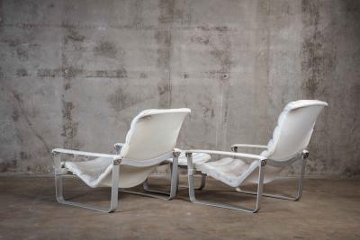 Ilmari Lappalainen ILMARI LAPPALAINEN PULKKA CHAIRS AND OTTOMAN