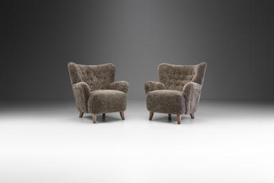 Ilmari Lappalainen Laila Armchairs by Ilmari Lappalainen attr for Asko Finland 1950s
