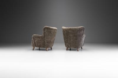 Ilmari Lappalainen Laila Armchairs by Ilmari Lappalainen attr for Asko Finland 1950s