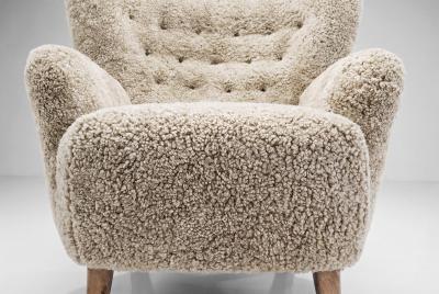 Ilmari Lappalainen Pair of Laila Armchairs by Ilmari Lappalainen Attr for Asko Finland 1950s
