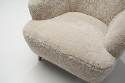 Ilmari Lappalainen Pair of Laila Armchairs by Ilmari Lappalainen for Asko Finland 1948