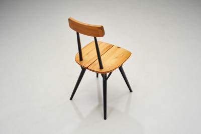 Ilmari Tapiovaara Ilmari Tapiovaara Four Pirkka Dining Chairs for Laukaan Puu Finland 1950s