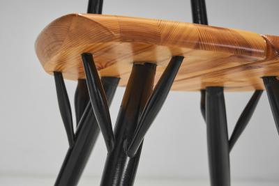 Ilmari Tapiovaara Ilmari Tapiovaara Four Pirkka Dining Chairs for Laukaan Puu Finland 1950s