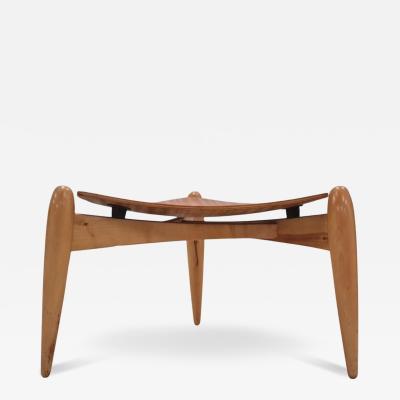 Ilmari Tapiovaara Ilmari Tapiovaara Tale Stool with Form Pressed Plywood Seat Asko 1950s