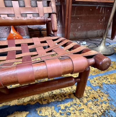 Ilmari Tapiovaara Lounge Chair and Ottoman by Ilmari Tapiovaara for Paolo Arnaboldi 1970s