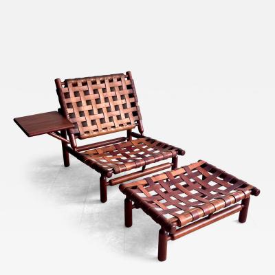 Ilmari Tapiovaara Lounge Chair and Ottoman by Ilmari Tapiovaara for Paolo Arnaboldi 1970s