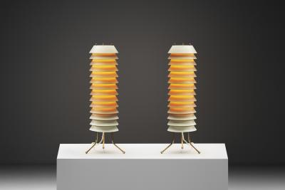 Ilmari Tapiovaara Maija Mehil inen Table Lamps by Ilmari Tapiovaara for Asko Finland 1955