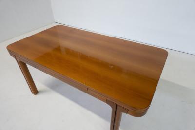 Ilmari Tapiovaara Mid Century Modern Extendable Dining Table by llmari Tapiovaara