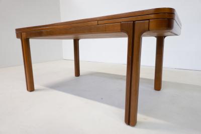 Ilmari Tapiovaara Mid Century Modern Extendable Dining Table by llmari Tapiovaara