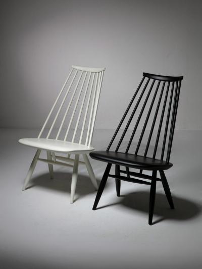 Ilmari Tapiovaara Pair of Mademoiselle High Back Chairs by Tapiovaara for Asko
