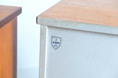 Ilmari Tapiovaara Pair of Nordic Modern Teak Drawer Chests Ilmari Tapiovaara for Asko 1950s