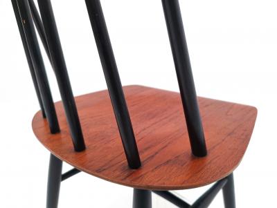 Ilmari Tapiovaara Set of 6 Fanett Dining Chairs by Ilmari Tapiovaara for Edsby Verken