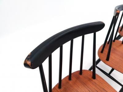 Ilmari Tapiovaara Set of 6 Fanett Dining Chairs by Ilmari Tapiovaara for Edsby Verken