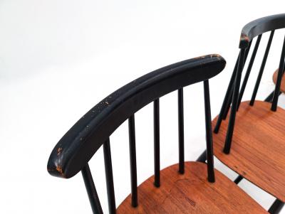 Ilmari Tapiovaara Set of 6 Fanett Dining Chairs by Ilmari Tapiovaara for Edsby Verken