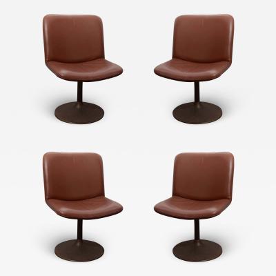 Ilmari Tapiovaara Set of Four Swivel Chairs by Tapiovaara