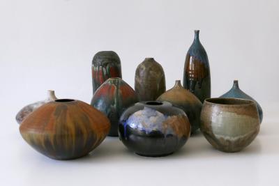 Ilse Ludwig Korbel Vintage Studio Pottery Ceramic Vase No 04 by Ilse Ludwig Korbel Germany 1983