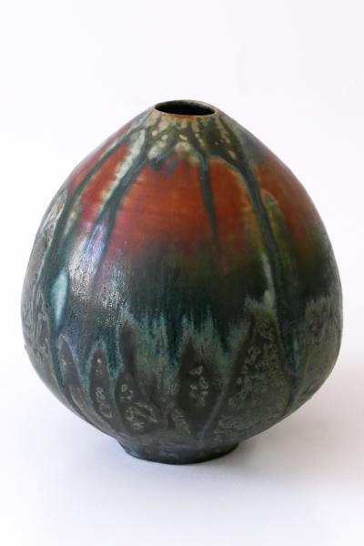 Ilse Ludwig Korbel Vintage Studio Pottery Ceramic Vase No 09 by Ilse Ludwig Korbel Germany 1986