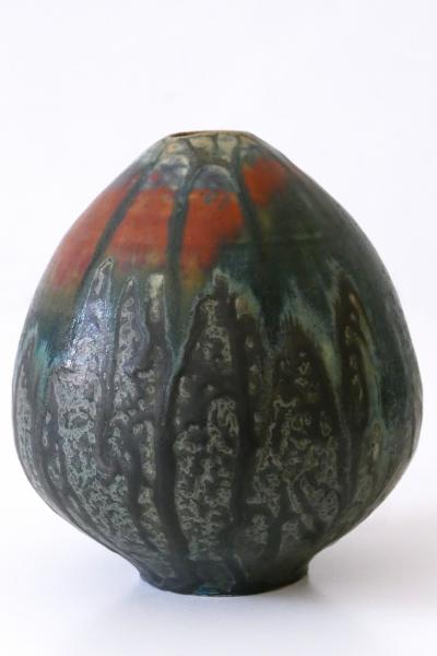 Ilse Ludwig Korbel Vintage Studio Pottery Ceramic Vase No 09 by Ilse Ludwig Korbel Germany 1986