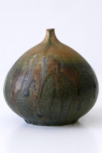 Ilse Ludwig Korbel Vintage Studio Pottery Ceramic Vase No 10 by Ilse Ludwig Korbel Germany 1984
