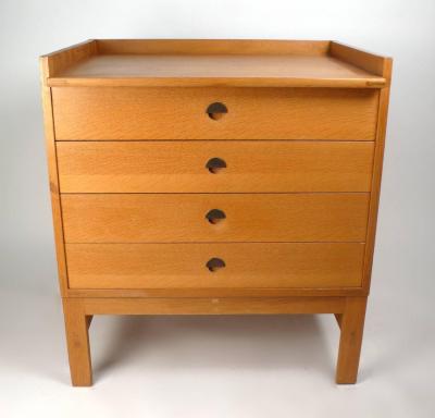 Ilse Rix Danish Modern Oak Chest of Drawers by Llse Rix