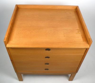 Ilse Rix Danish Modern Oak Chest of Drawers by Llse Rix