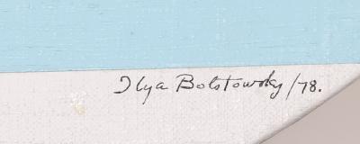 Ilya Bolotowsky Blue Tondo