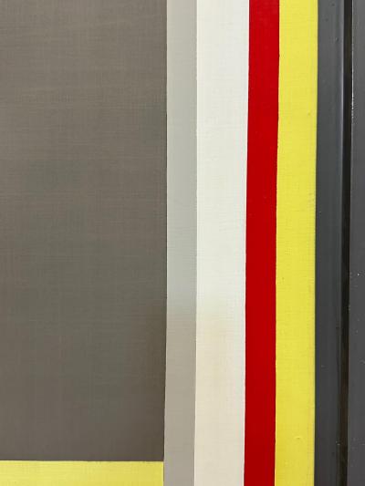 Ilya Bolotowsky Overscale Hard Edge Abstract Painting after Ilya Bolotowsky Signed Whiniak