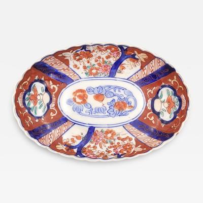 Imari Oval Dish Japan 19th century
