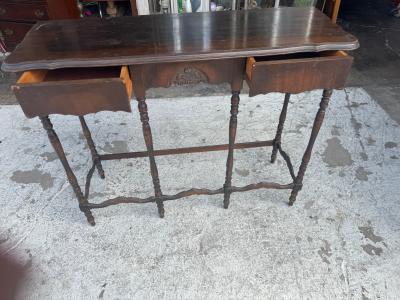 Imperial carved wood console