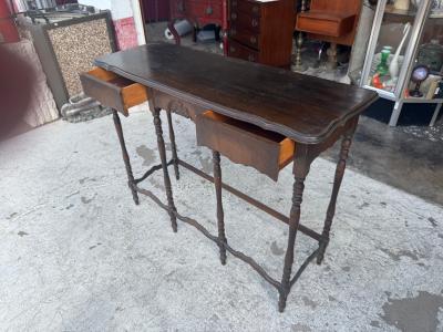 Imperial carved wood console
