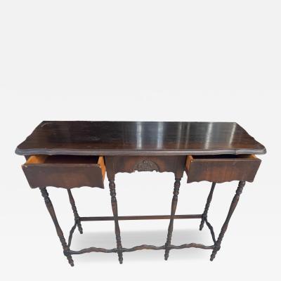 Imperial carved wood console