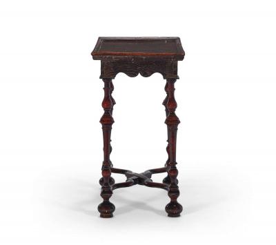 Important 17th Century William and Mary Oak Silver Table Provenance Met Museum