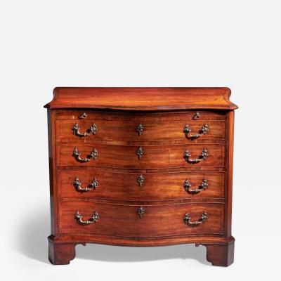 Important 18th Century Goncalo Alves Serpentine Chest Signe J N Teague 1779