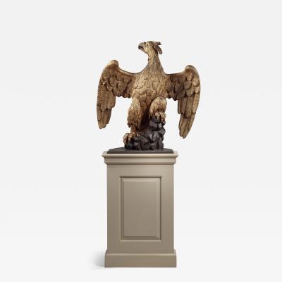 Important Carved Gilded Eagle