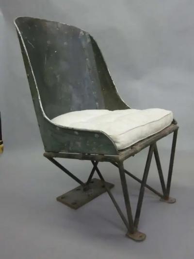 Important Early Prototype French Helicopter Chairs Attributed to Louis Breguet