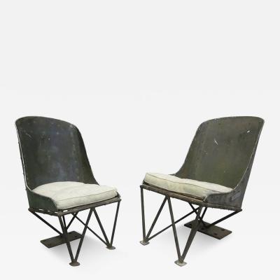 Important Early Prototype French Helicopter Chairs Attributed to Louis Breguet