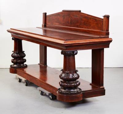 Important Irish Georgian Console Table by Mack Williams Gibton