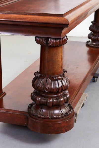 Important Irish Georgian Console Table by Mack Williams Gibton