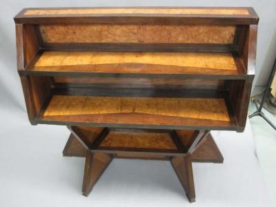 Important Italian Futurist Secretary Desk Etagere Attr to Giacomo Balla