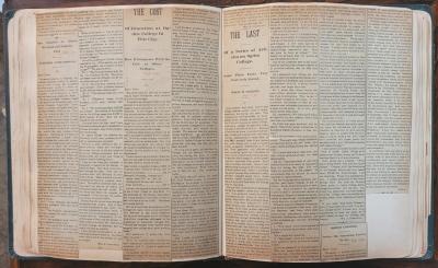 Important Original Scrap Book and Photograph of WA Obenchain