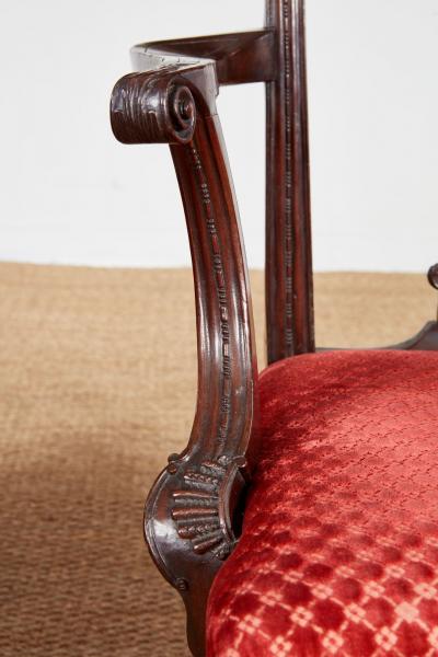 Important Pair of George II Armchairs