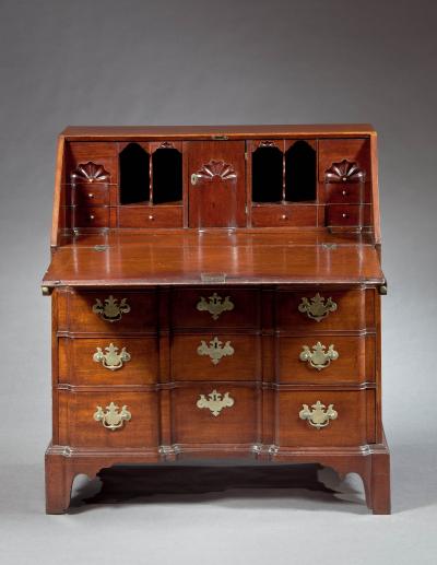 Important Queen Anne Block Front Desk