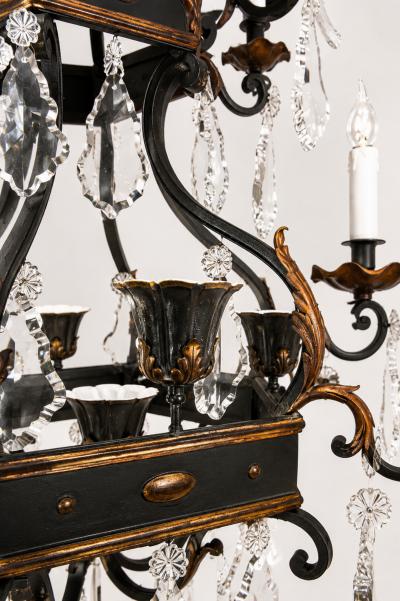 Important Renaissance style chandelier France circa 1900 1920