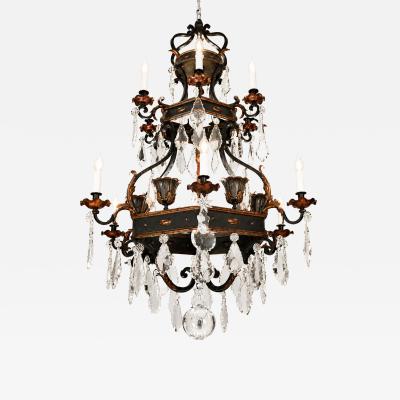 Important Renaissance style chandelier France circa 1900 1920