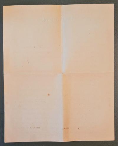 Important Teddy Roosevelt Letter of June 1911