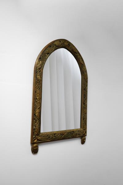 Important gilded wood mirror XXth c 